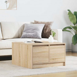 Stolik kawowy z szufladami Sonoma Oak 70,5x70x40 cm
