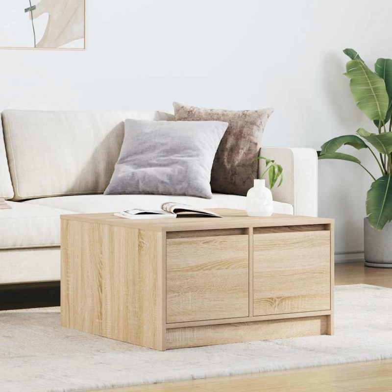 Stolik kawowy z szufladami Sonoma Oak 70,5x70x40 cm