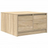 Stolik kawowy z szufladami Sonoma Oak 70,5x70x40 cm
