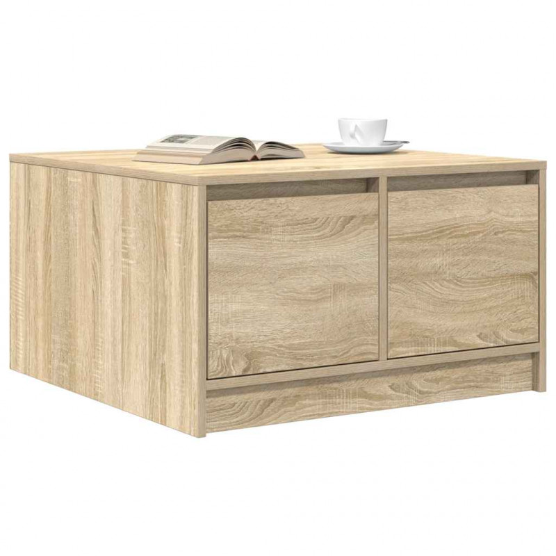 Stolik kawowy z szufladami Sonoma Oak 70,5x70x40 cm