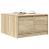 Stolik kawowy z szufladami Sonoma Oak 70,5x70x40 cm