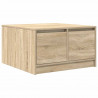Stolik kawowy z szufladami Sonoma Oak 70,5x70x40 cm