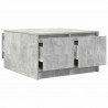 Stolik kawowy z szufladami Betonowy Szary 70,5x70x40 cm