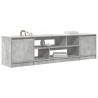 Szafka RTV Beton Szary 188,5x41x50 cm Drewno klejone