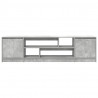 Szafka RTV Beton Szary 188,5x41x50 cm Drewno klejone