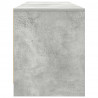 Szafka RTV Beton Szary 188,5x41x50 cm Drewno klejone