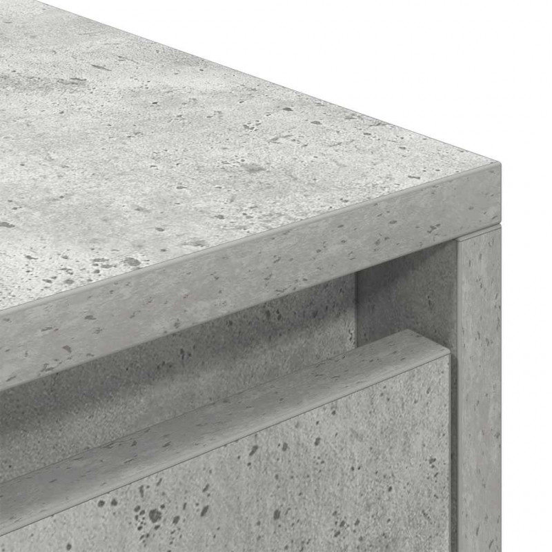 Szafka RTV Beton Szary 188,5x41x50 cm Drewno klejone