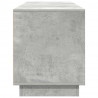 Szafka RTV z oświetleniem LED Beton Szary 160,5x41x50 cm