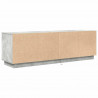 Szafka RTV z oświetleniem LED Beton Szary 160,5x41x50 cm