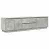 Szafka RTV z oświetleniem LED Beton Szary 193,5x41x50 cm