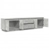 Szafka RTV z oświetleniem LED Beton Szary 193,5x41x50 cm