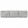 Szafka RTV z oświetleniem LED Beton Szary 193,5x41x50 cm