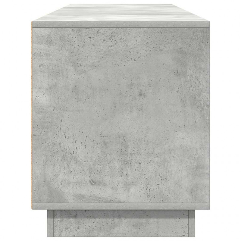 Szafka RTV z oświetleniem LED Beton Szary 193,5x41x50 cm