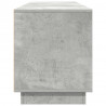 Szafka RTV z oświetleniem LED Beton Szary 193,5x41x50 cm