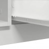 Komoda z szufladami Biała 100,5x35x76 cm Drewno klejone
