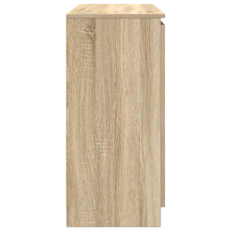Komoda z szufladami Dąb Sonoma 100,5x35x76 cm Drewno klejone