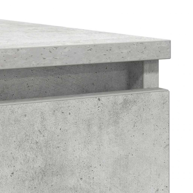 Komoda z szufladami Betonowy Szary 100,5x35x76cm Drewno klejone