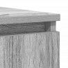 Komoda z szufladami Szara Sonoma 100,5x35x76 cm Drewno klejone