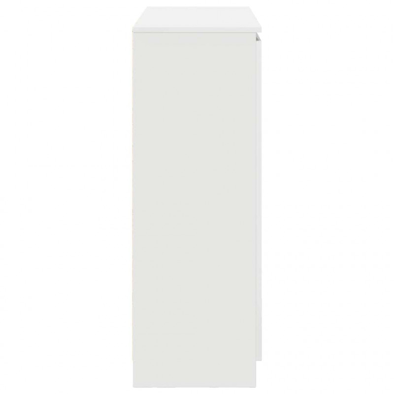 Komoda z szufladami Biała 100,5x35x98,5 cm Drewno klejone
