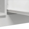 Komoda z szufladami Biała 100,5x35x98,5 cm Drewno klejone