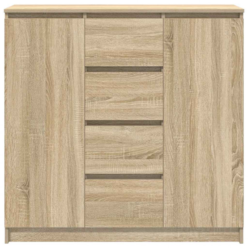 Komoda z szufladami Dąb Sonoma 100,5x35x98,5 cm Drewno klejone