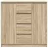 Komoda z szufladami Dąb Sonoma 100,5x35x98,5 cm Drewno klejone