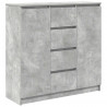 Komoda z szufladami Betonowy Szary 100,5x35x98,5 cm