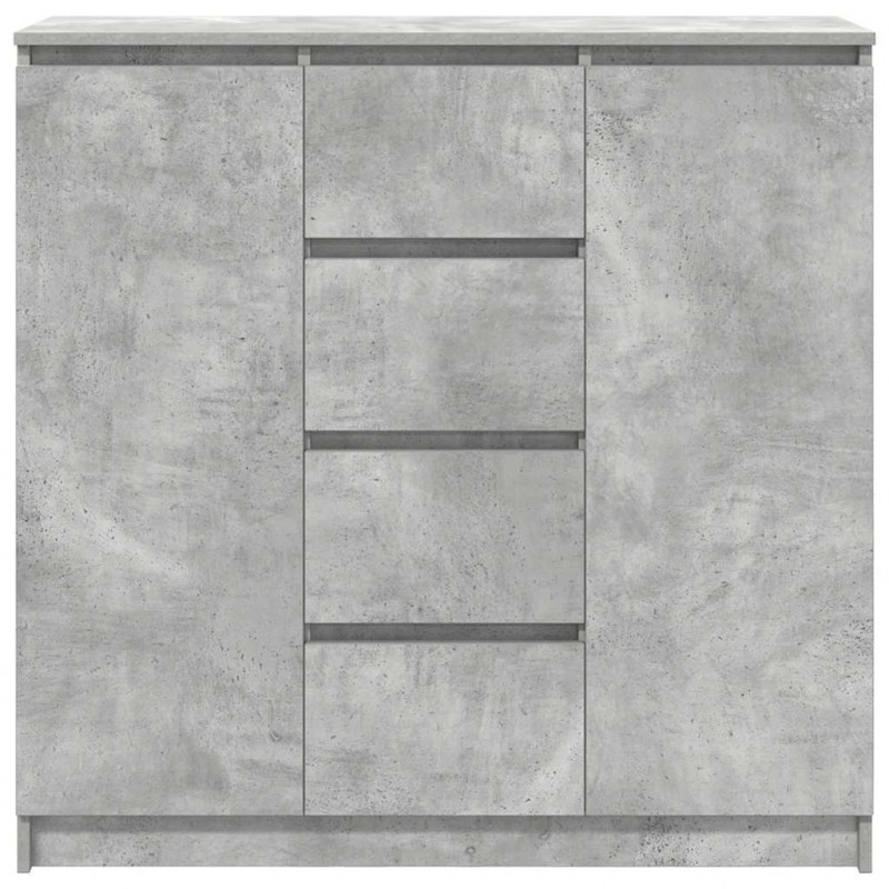 Komoda z szufladami Betonowy Szary 100,5x35x98,5 cm
