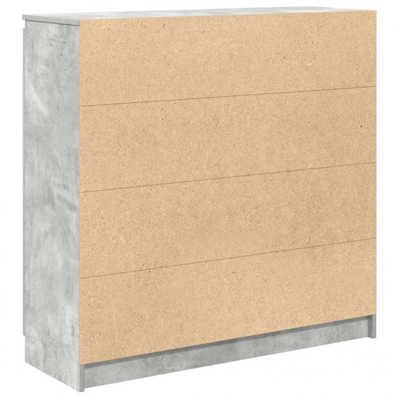Komoda z szufladami Betonowy Szary 100,5x35x98,5 cm