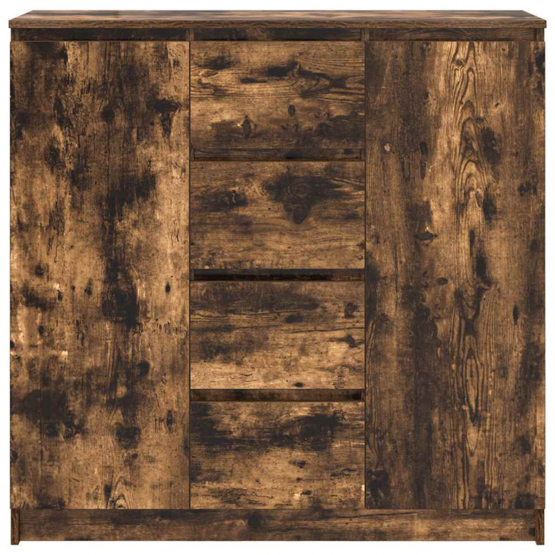 Komoda z szufladami Dąb wędzony 100,5x35x98,5 cm Drewno klejone