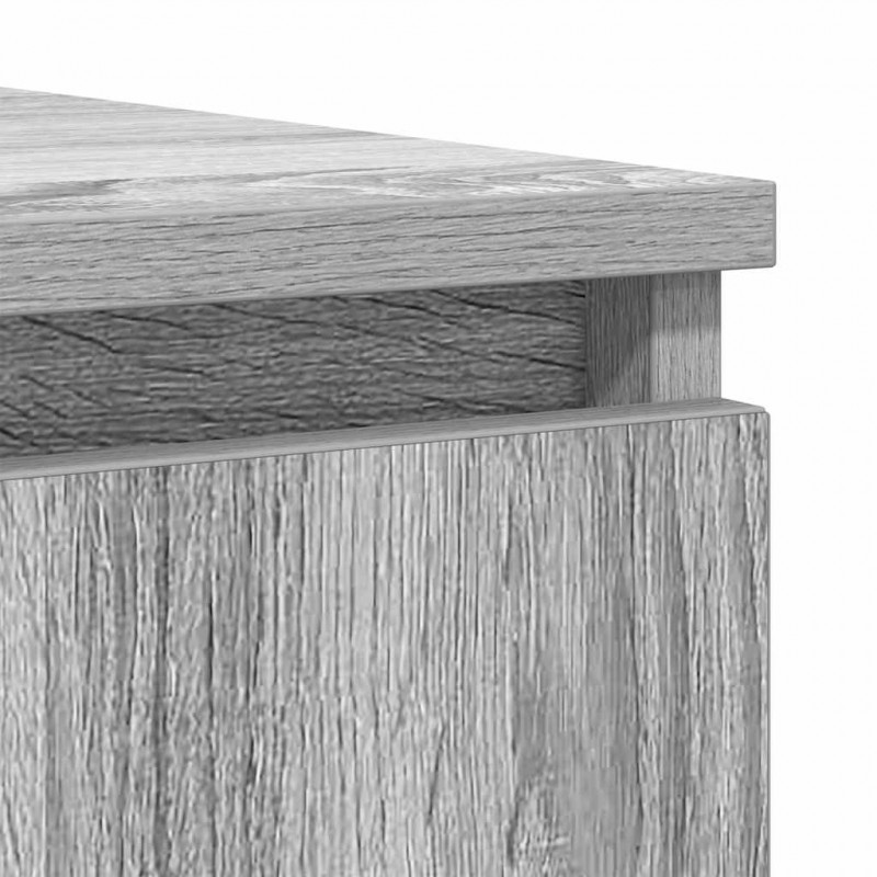 Komoda z szufladami Szara Sonoma 100,5x35x98,5 cm
