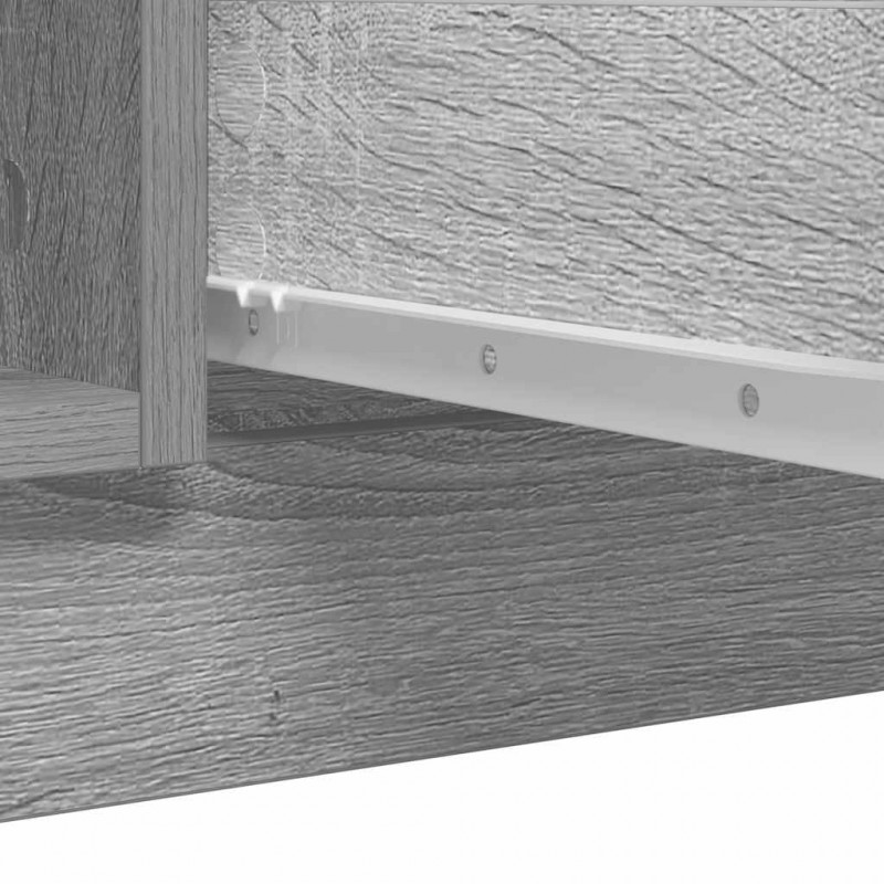 Komoda z szufladami Szara Sonoma 100,5x35x98,5 cm