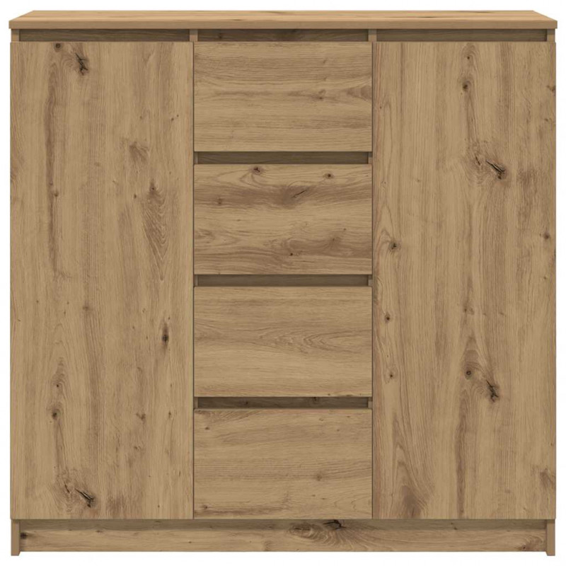 Komoda z szufladami Artisan Oak 100,5x35x98,5 cm Drewno klejone