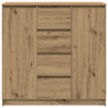 Komoda z szufladami Artisan Oak 100,5x35x98,5 cm Drewno klejone