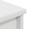 Komoda biała 50x35x180 cm Drewno klejone