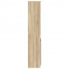Komoda Sonoma Oak 50x35x180 cm Drewno klejone