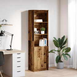 Komoda Stara Drewno 50x35x180 cm Drewno klejone