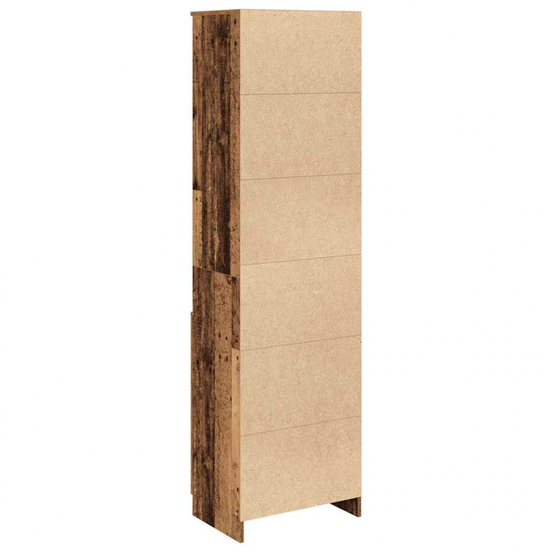 Komoda Stara Drewno 50x35x180 cm Drewno klejone