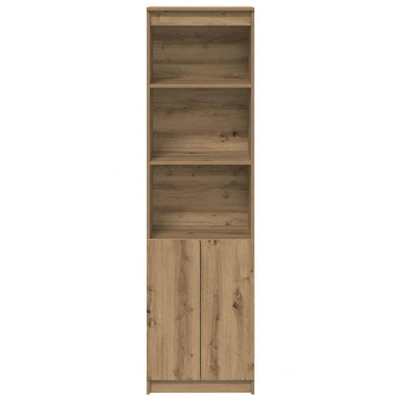 Komoda Artisan Dąb 50x35x180 cm Drewno klejone