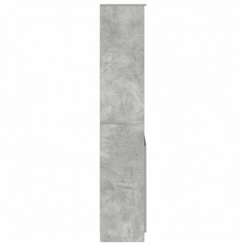Wysoka szafka, szarość betonu, 70x35x180 cm