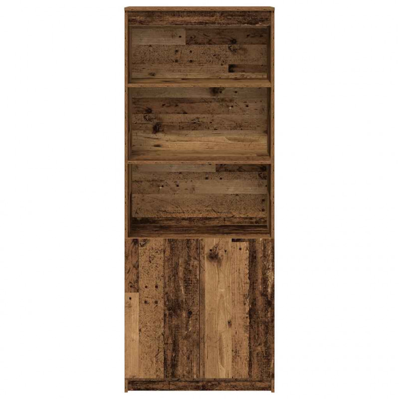 Komoda Stara Drewno 70x35x180 cm Drewno klejone
