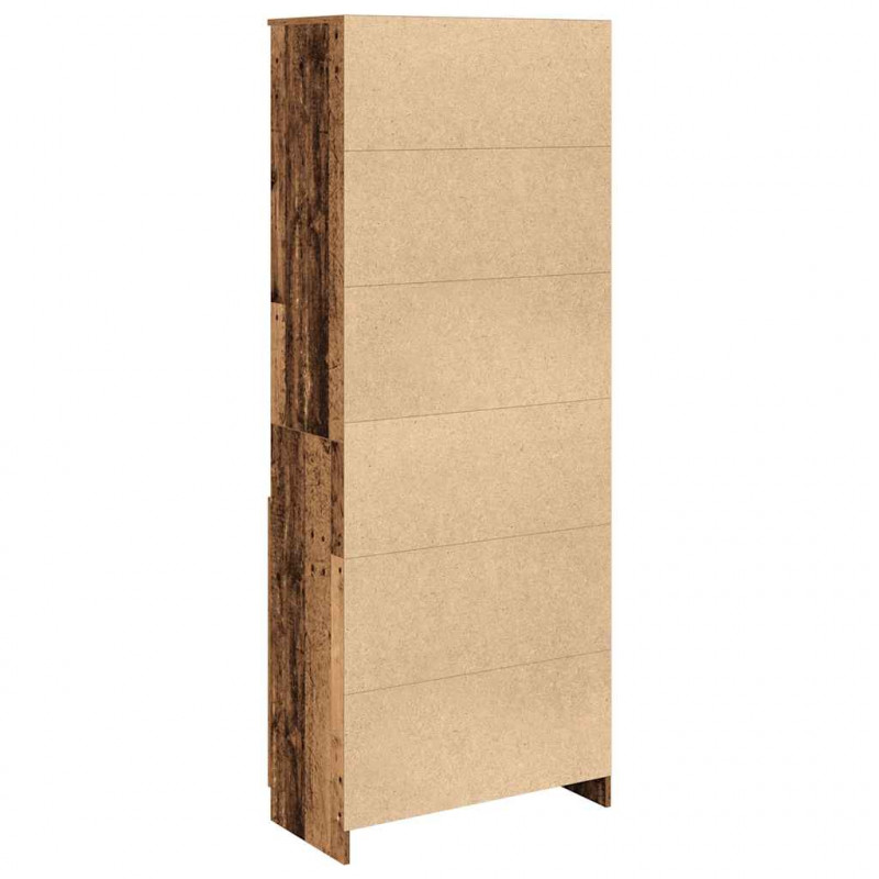 Komoda Stara Drewno 70x35x180 cm Drewno klejone