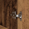 Komoda Stara Drewno 70x35x180 cm Drewno klejone
