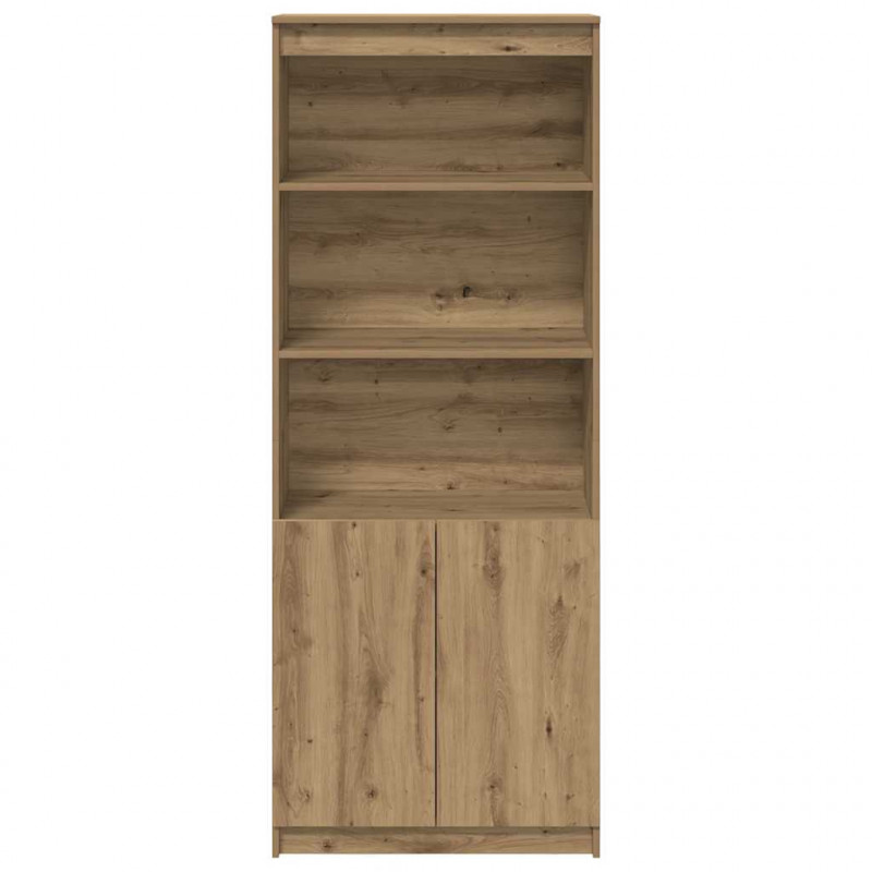 Komoda Artisan Dąb 70x35x180 cm Drewno klejone