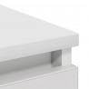 Komoda Biała 80x35x99 cm Drewno klejone