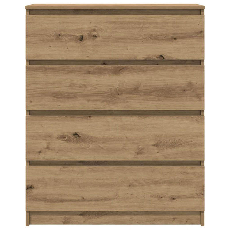 Komoda Artisan Dąb 80x35x99 cm Drewno klejone