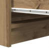 Komoda Artisan Dąb 80x35x99 cm Drewno klejone