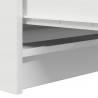 Komoda Biała 100x35x99 cm Drewno klejone