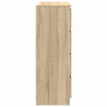 Komoda Sonoma Oak 100x35x99 cm Drewno klejone