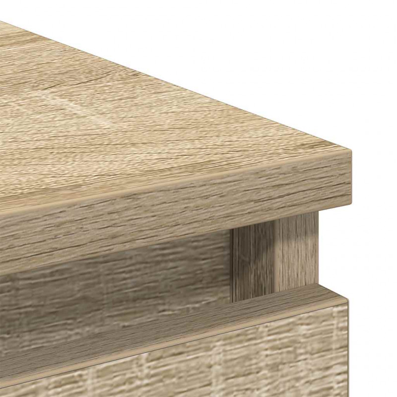 Komoda Sonoma Oak 100x35x99 cm Drewno klejone